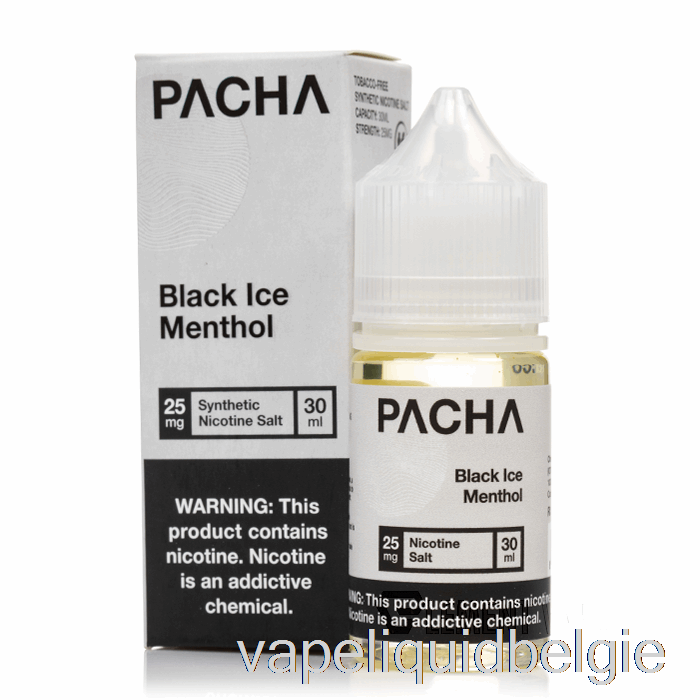 Vape België Black Ice Menthol - Pachazouten - 30ml 25mg